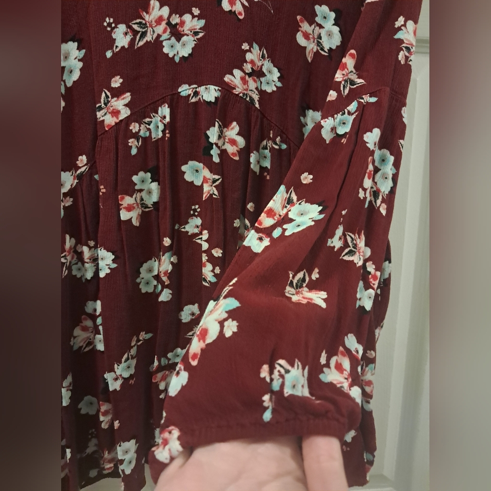 Lane Bryant Floral Blouse - Picture 3 of 6